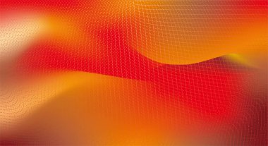 New red orange background with stripes. Modern furistic abstract illustration. vector
