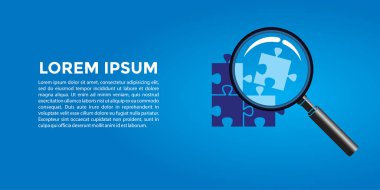investigation vector background illustration design