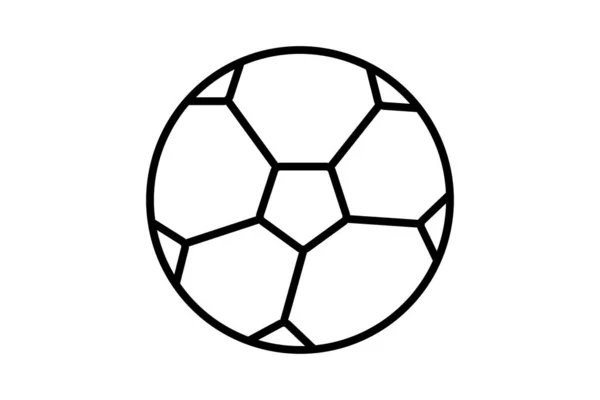 Ілюстрація Футбольних Значків Значок Пов Язаний Спортом Викласти Стиль Піктограм — стоковий вектор