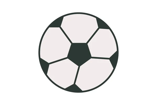 Fußball Ikone Symbol Zusammenhang Mit Dem Sport Flache Linie Symbolstil — Stockvektor