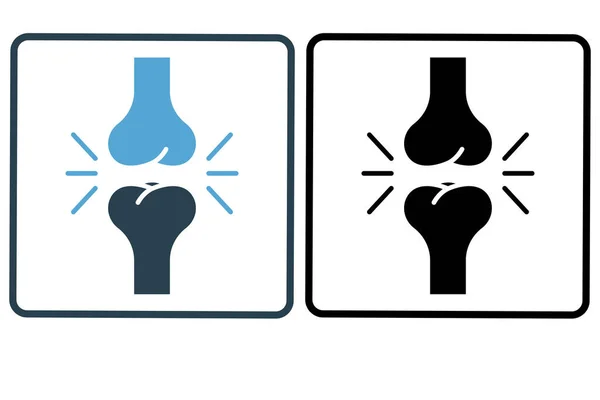 Ikone Der Niere Symbol Zusammenhang Mit Dem Inneren Organ Solider — Stockvektor