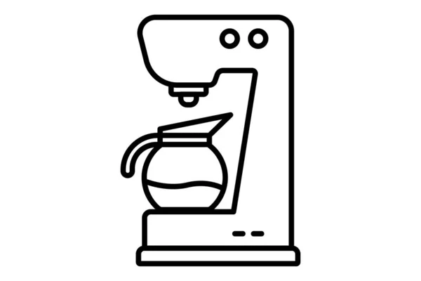 Ikone Der Kaffeemaschine Symbol Zusammenhang Mit Kaffee Element Kaffeemaschine Und — Stockvektor