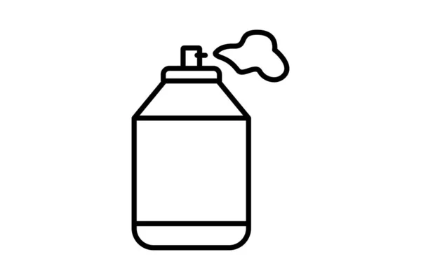 Reaint Spray Can Icon Икона Связанная Живописью Живописью Графикой Аэрозольной — стоковый вектор