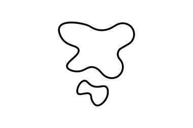 Sıçrama simgesini boya. Resim ile ilgili bir ikon. çizgi simgesi tarzı. Basit vektör tasarımı düzenlenebilir