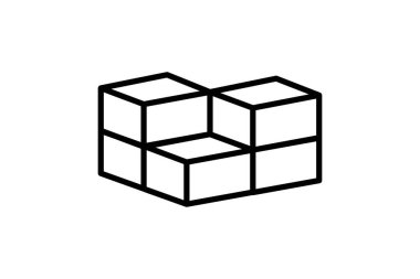 Yığın Paketleri. Teslimatla ilgili simge. Web sitesi tasarımı, uygulama ve kullanıcı arayüzleri için uygun. Satır simgesi tarzı. Basit vektör tasarımı düzenlenebilir