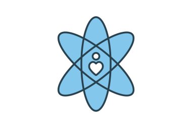 temel değer simgesi. Düz çizgi simgesi tarzı. Basit vektör tasarımı düzenlenebilir