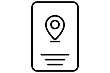 seyahat rehberi simgesi. Gezginler için bilgilerle ilgili simge. çizgi simgesi tarzı. element illüstrasyonu