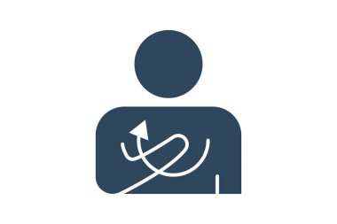 Üzgünüm işaret dili. Özür dile. Üzgünsün. Çeşitli ellerle imza at. Pişmanlığını ifade et. Katı ikon tarzı. element illüstrasyonu