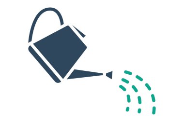 Su kutusu simgesi. Sulama ile ilgili bir ikon. çizgi simgesi tarzı. sulandırma elementleri vektör illüstrasyonu