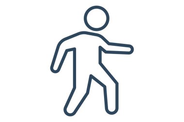 Basamak simgesi. çizgi simgesi tarzı. Spor salonu ve fitness ile ilgili bir ikon. spor elemanları vektör illüstrasyonu