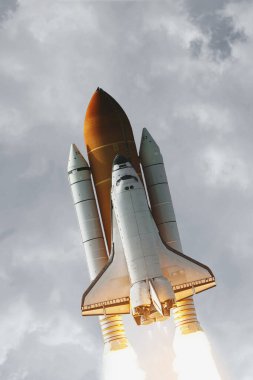 Roket kalkışı. Nasa tarafından döşenmiş bu görüntünün unsurları