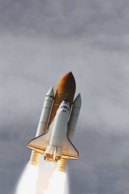Roket kalkışı. Nasa tarafından döşenmiş bu görüntünün unsurları