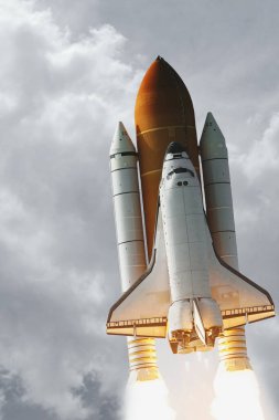 Roket kalkışı. Nasa tarafından döşenmiş bu görüntünün unsurları