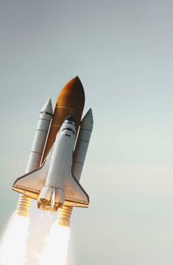Roketin kalkışı. Nasa tarafından döşenmiş bu görüntünün unsurları
