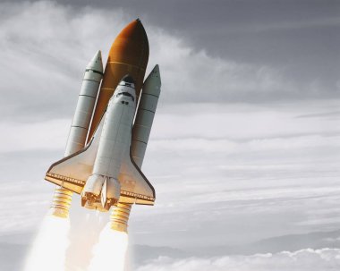 Roketin kalkışı. Nasa tarafından döşenmiş bu görüntünün unsurları