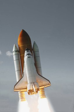 Roketin kalkışı. Nasa tarafından döşenmiş bu görüntünün unsurları