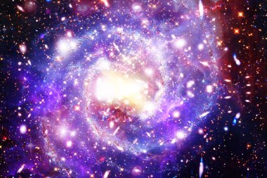Muhteşem galaksi, bulutsu ve yıldızlar. Nasa tarafından döşenmiş bu görüntünün unsurları