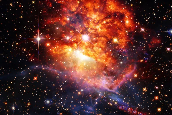 Superbe Galaxie Étoiles Les Éléments Cette Image Fournis Par Nasa — Photo