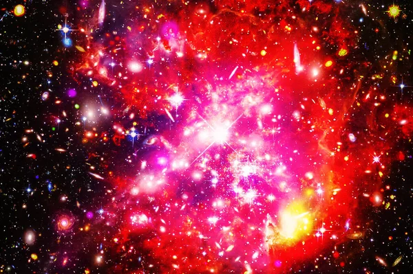 Fascynująca Galaktyka Gwiazdami Elementy Tego Obrazu Dostarczone Przez Nasa — Zdjęcie stockowe