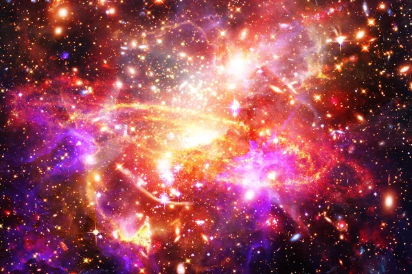Spektakularna Galaktyka Sars Gaz Kosmiczny Elementy Tego Obrazu Dostarczone Przez — Zdjęcie stockowe