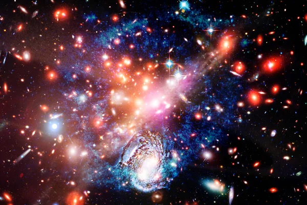 Gromada Gwiazd Galaktyka Elementy Tego Obrazu Dostarczone Przez Nasa — Zdjęcie stockowe