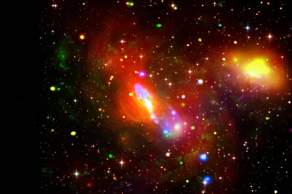 Galáxia Poeira Estelar Elementos Desta Imagem Fornecidos Pela Nasa — Fotografia de Stock