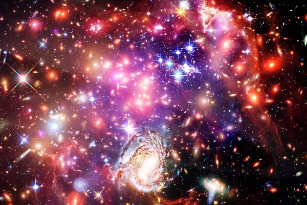美しい宇宙 銀河と星 Nasaによって提供されたこの画像の要素 — ストック写真