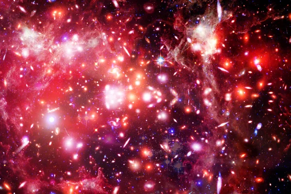 Bel Univers Galaxies Étoiles Les Éléments Cette Image Fournis Par — Photo