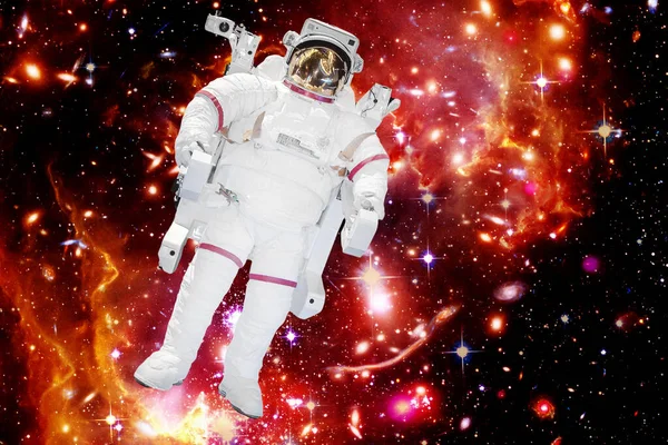 Astronaut Diepe Ruimte Wetenschapsthema Elementen Van Dit Beeld Geleverd Door — Stockfoto