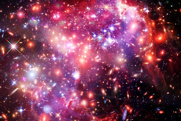 Galáxia Nebulosa Gás Elementos Desta Imagem Fornecidos Pela Nasa — Fotografia de Stock