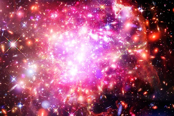 Piękny Wszechświat Galaktyki Gwiazdy Elementy Tego Obrazu Dostarczone Przez Nasa — Zdjęcie stockowe