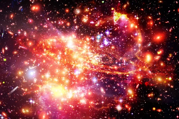 Piękny Wszechświat Galaktyki Gwiazdy Elementy Tego Obrazu Dostarczone Przez Nasa — Zdjęcie stockowe