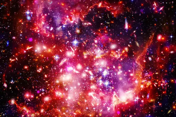Pompás Galaxis Csillagok Elemeit Kép Által Szolgáltatott Nasa — Stock Fotó