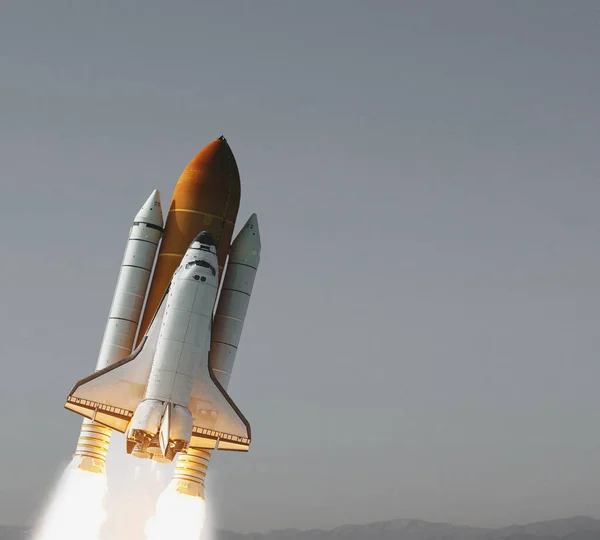 Raketa Raketový Ocas Raketový Stok Prvky Této Image Které Poskytl — Stock fotografie