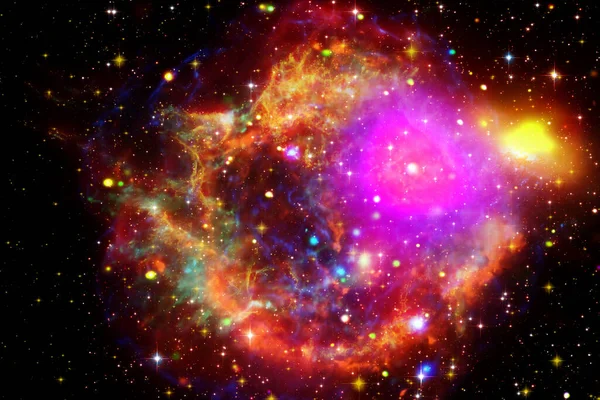 Sfondo Galattico Cosmico Stelle Gas Cosmici Gli Elementi Questa Immagine — Foto Stock