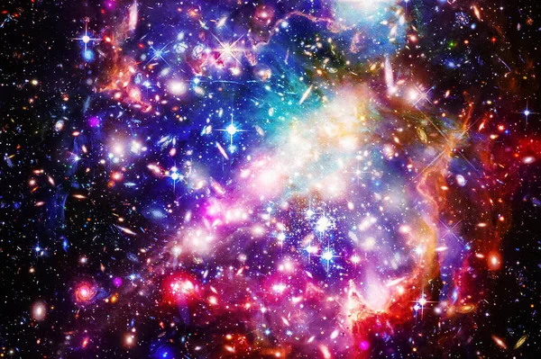 Πανέμορφος Γαλαξίας Και Αστέρια Στοιχεία Αυτής Της Εικόνας Που Διαθέτει — Φωτογραφία Αρχείου
