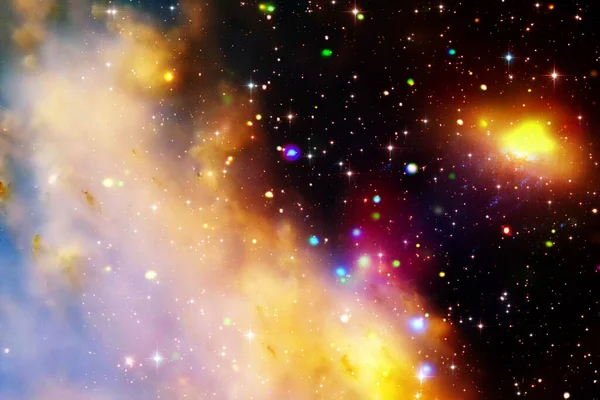 Fond Galaxie Cosmique Étoiles Gaz Cosmique Les Éléments Cette Image — Photo