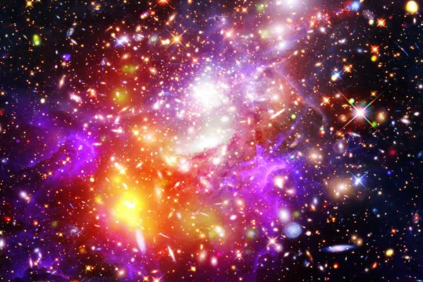 Дивовижна Галактика Туманність Зірки Елементи Цього Образу Оформлені Наса — стокове фото
