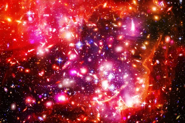 Hermosa Galaxia Estrellas Los Elementos Esta Imagen Proporcionados Por Nasa —  Fotos de Stock