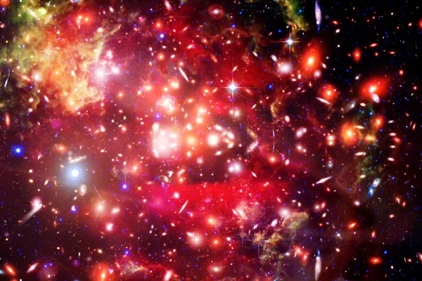 Прекрасная Вселенная Галактики Звезды Элементы Этого Изображения Предоставлены Наса — стоковое фото