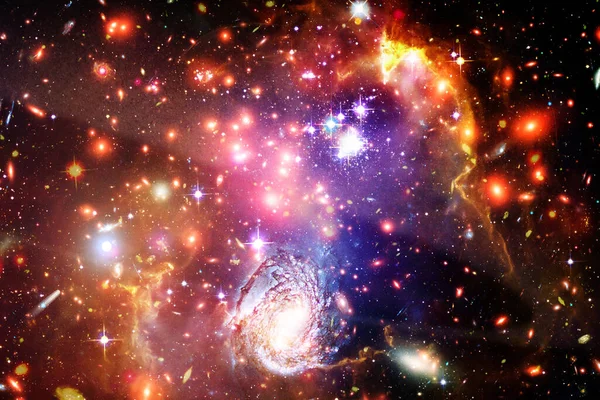 宇宙と銀河この画像の要素は Nasaによって提供されました — ストック写真