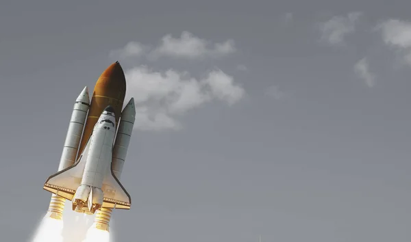 Rocket Rocket Tail Rocket Trace Elements Image Furnished Nasa — Stock Photo, Image