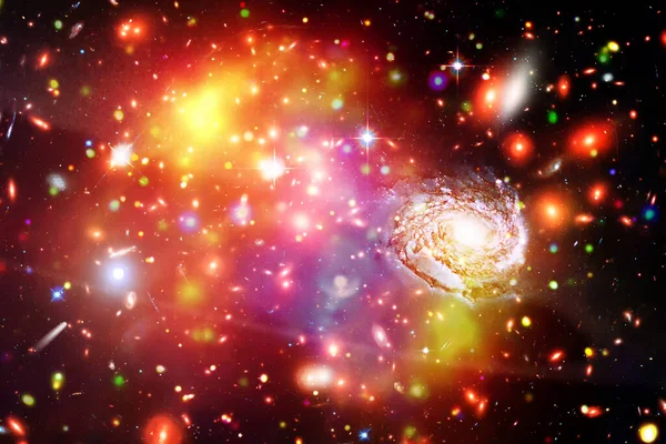 Hermoso Universo Galaxias Estrellas Los Elementos Esta Imagen Proporcionados Por —  Fotos de Stock