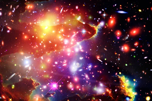 Galaxie Nébuleuse Gaz Les Éléments Cette Image Fournis Par Nasa — Photo