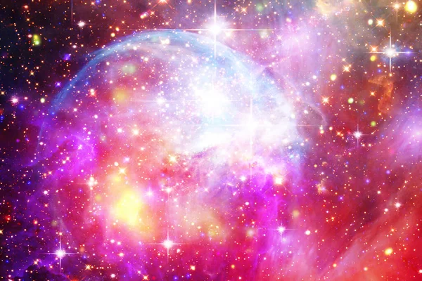 Spektakulära Galaxen Med Sars Rymd Gasen Elementen Denna Bild Möblerad — Stockfoto