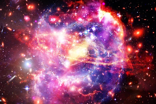 Γαλαξίας Νεφέλωμα Και Αέριο Στοιχεία Αυτής Της Εικόνας Που Διαθέτει — Φωτογραφία Αρχείου