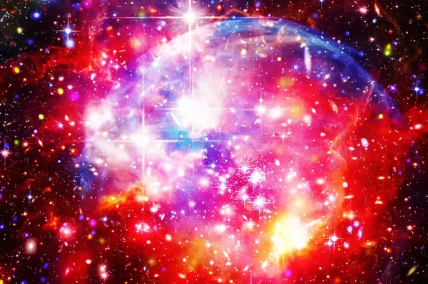 Fascinerande Galax Med Stjärnor Elementen Denna Bild Möblerad Nasa — Stockfoto