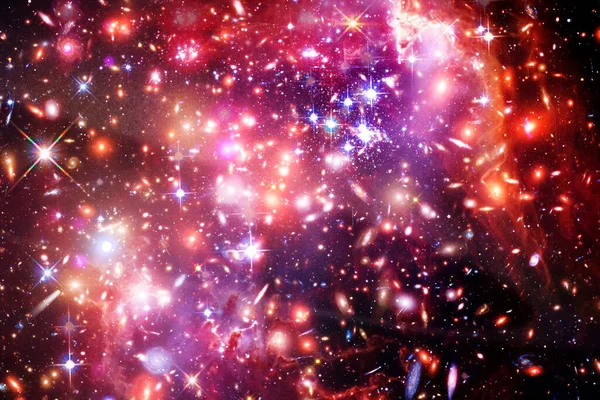 Hvězdicové Hvězdokupa Galaxie Prvky Této Image Které Poskytl Nasa — Stock fotografie