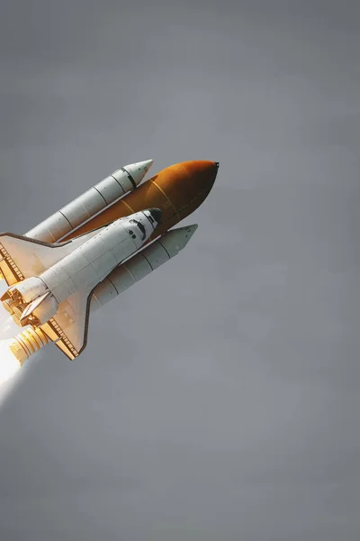 Raketové Kosmické Plavidlo Prvky Této Image Které Poskytl Nasa — Stock fotografie