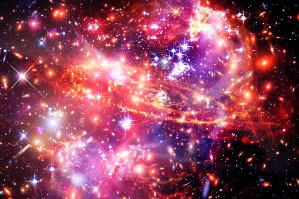Galaxie Mlhovina Plyn Prvky Této Image Které Poskytl Nasa — Stock fotografie